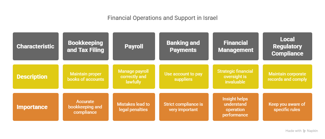 financial operations israel for startups